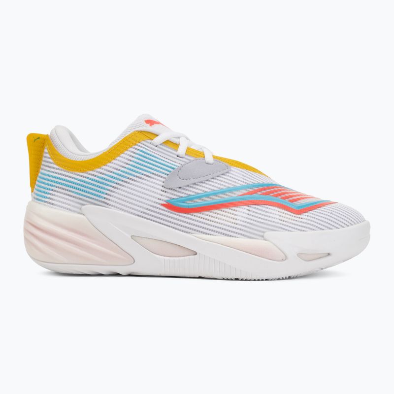 Scarpe da basket PUMA All-Pro NITRO 2 puma white/sunblaze 2