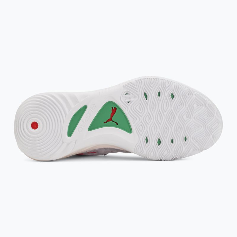 Scarpe da basket PUMA All-Pro NITRO 2 puma white/sunblaze 4
