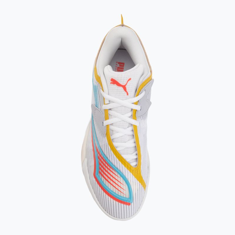 Scarpe da basket PUMA All-Pro NITRO 2 puma white/sunblaze 5