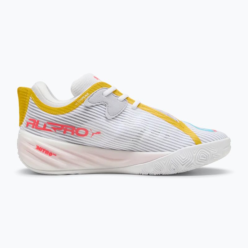 Scarpe da basket PUMA All-Pro NITRO 2 puma white/sunblaze 2