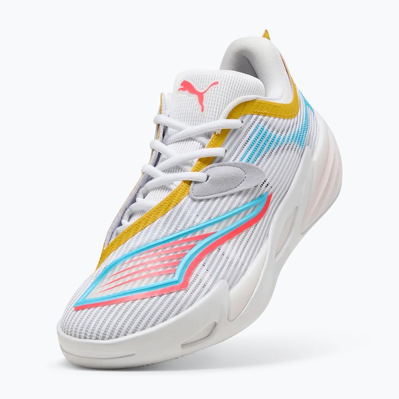Scarpe da basket PUMA All-Pro NITRO 2 puma white/sunblaze 5