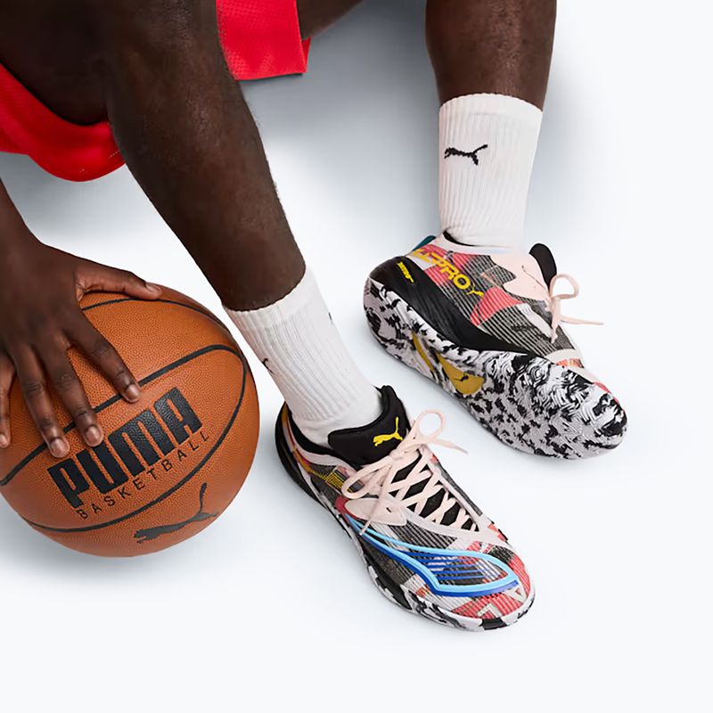 Scarpe da basket PUMA All-Pro NITRO 2 puma black/jasmine flower 7
