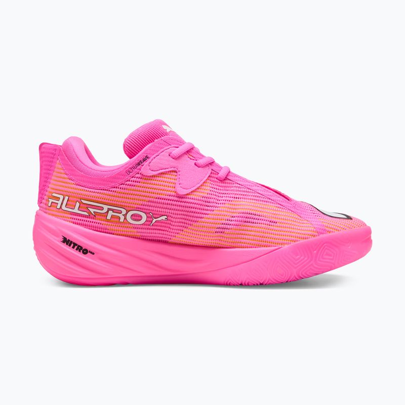 Scarpe da basket PUMA All-Pro NITRO 2 Showtime poison pink/bright aqua/lime squeeze 2
