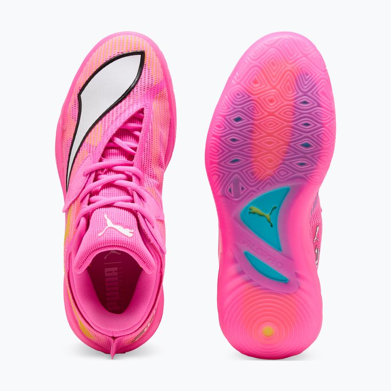 Scarpe da basket PUMA All-Pro NITRO 2 Showtime poison pink/bright aqua/lime squeeze 3