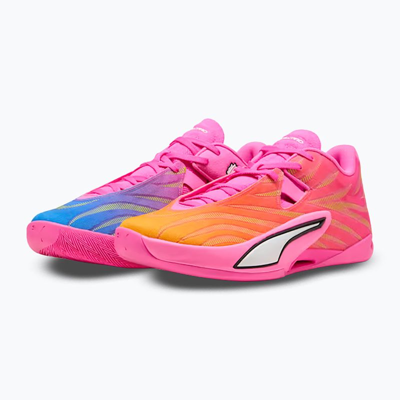 Scarpe da basket PUMA All-Pro NITRO 2 Elite poison pink/ultra blue/lime squeeze 3
