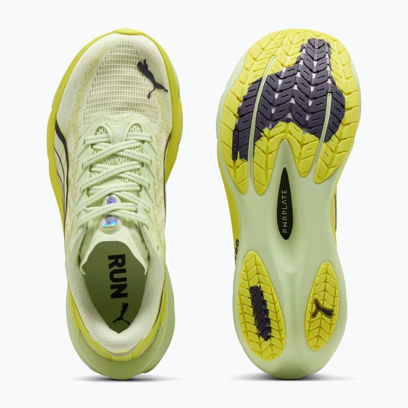 Scarpe da corsa da donna PUMA Deviate Nitro 4 green 5