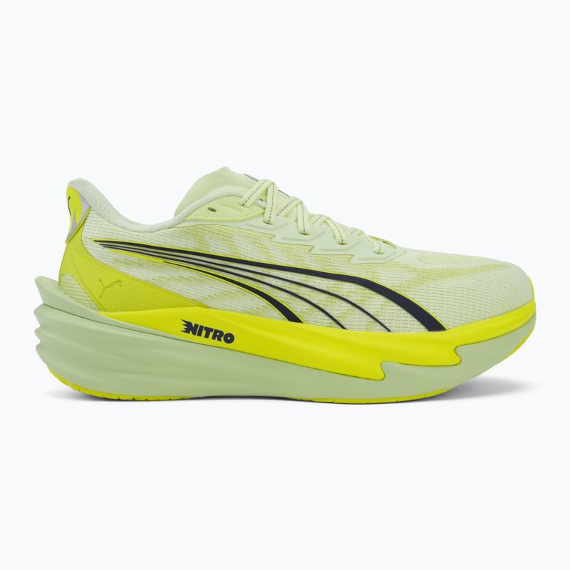 Scarpe da corsa da uomo PUMA Deviate Nitro 4 green 2