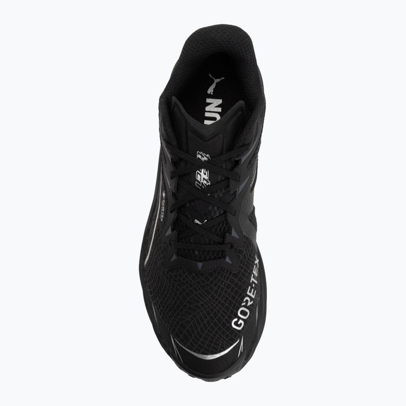 Scarpe da corsa uomo Puma Fast-Trac Nitro 4 Gore-Tex puma black/puma silver 5