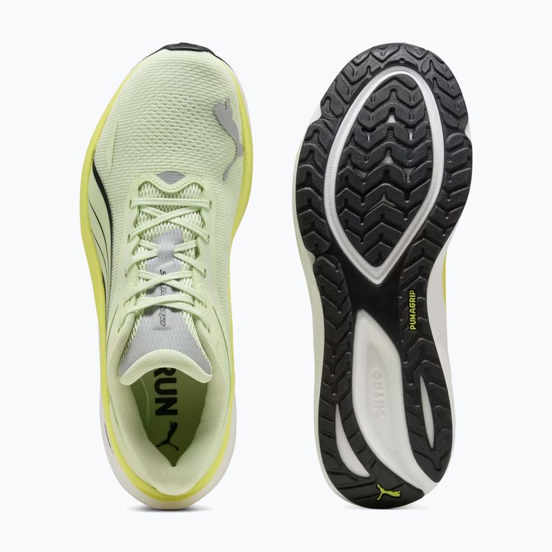 Scarpe da corsa da uomo PUMA Electrify Nitro 4 green 5