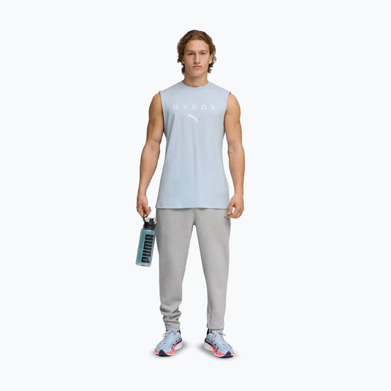 Maglietta da allenamento uomo PUMA x HYROX Cutoff Tank grigia 2