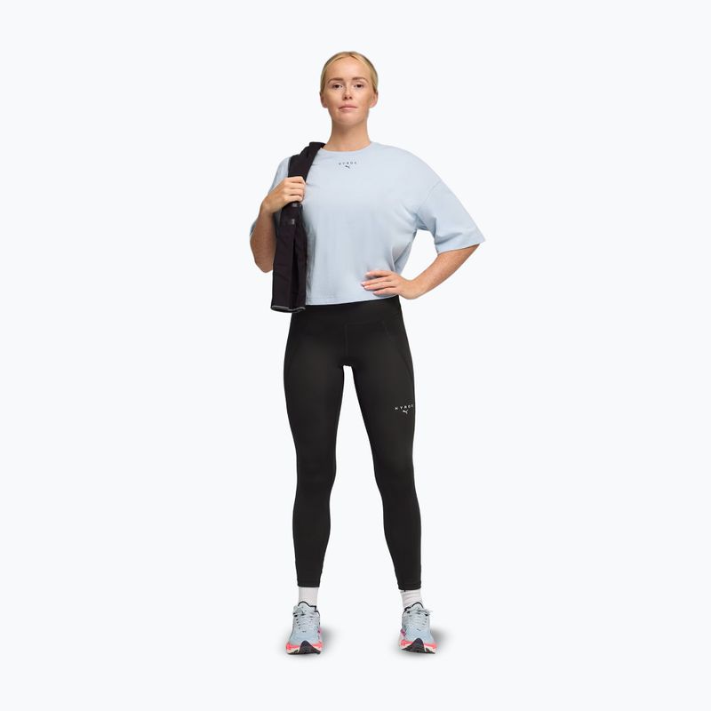 Maglietta da allenamento donna PUMA x HYROX Cropped Lifestyle Tee grigia 2