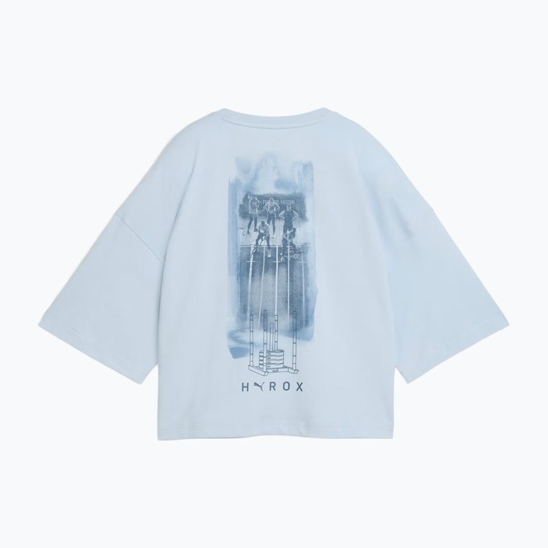 Maglietta da allenamento donna PUMA x HYROX Cropped Lifestyle Tee grigia 5