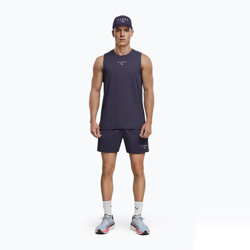 Canotta da allenamento uomo PUMA x HYROX Dryelite Training Tank deep plum 2