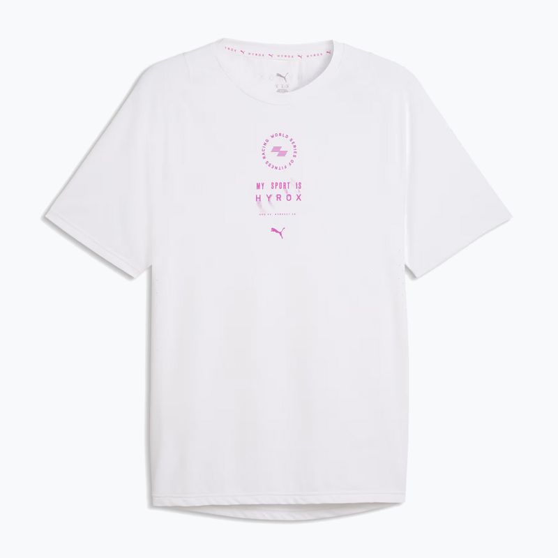 Maglietta da allenamento uomo PUMA x HYROX Dryelite Training Tee bianca