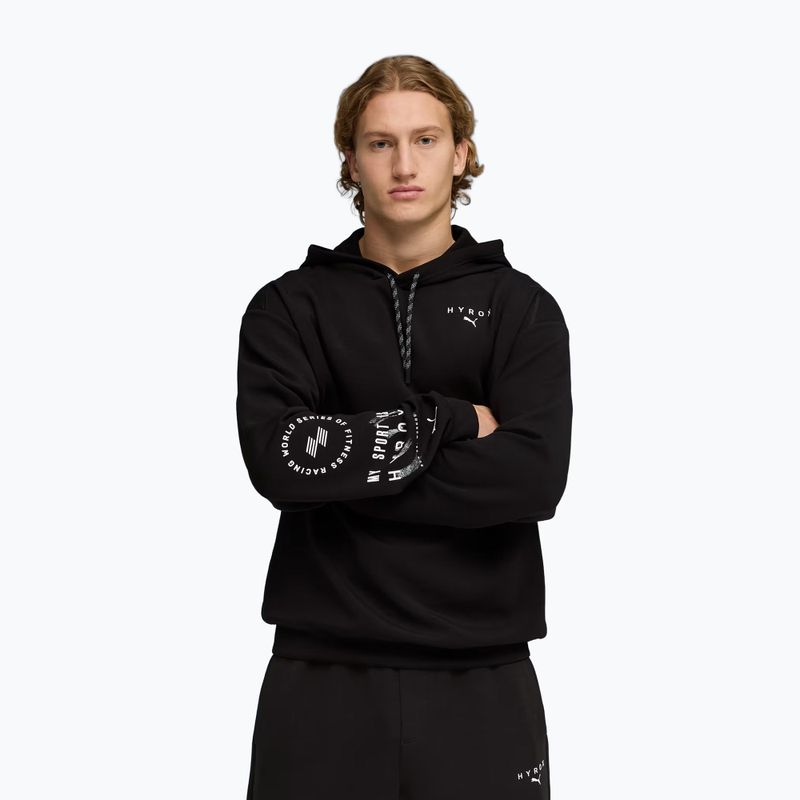 Felpa da allenamento uomo PUMA x HYROX Cloudspun Hoodie nera