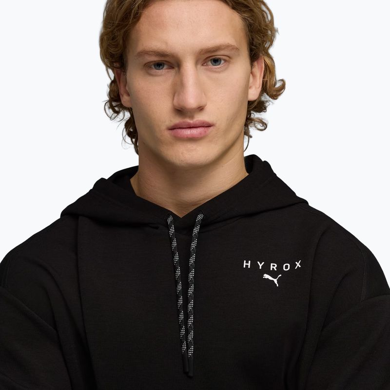 Felpa da allenamento uomo PUMA Hyrox Cloudspun Hoodie nera 4