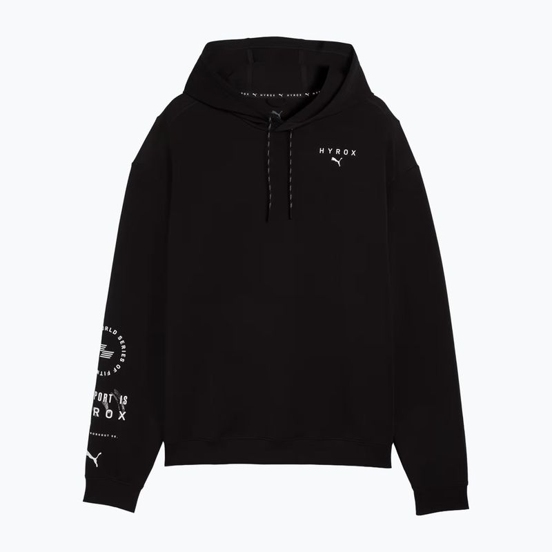 Felpa da allenamento uomo PUMA x HYROX Cloudspun Hoodie nera 6