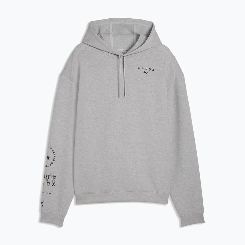 Felpa da allenamento uomo PUMA x HYROX Cloudspun Hoodie grigia