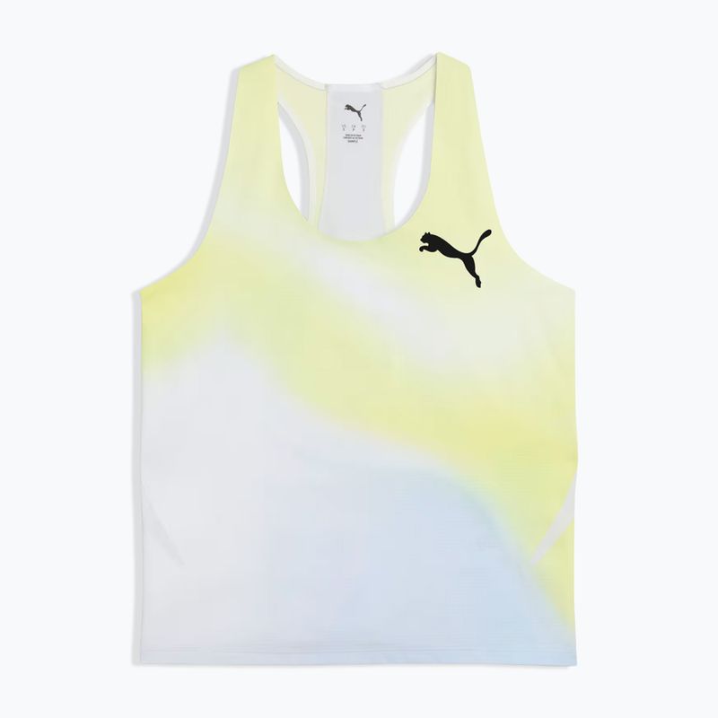 Maglia da running da donna PUMA Lightspeed Ultraweave Graphic Singlet silver mist 6