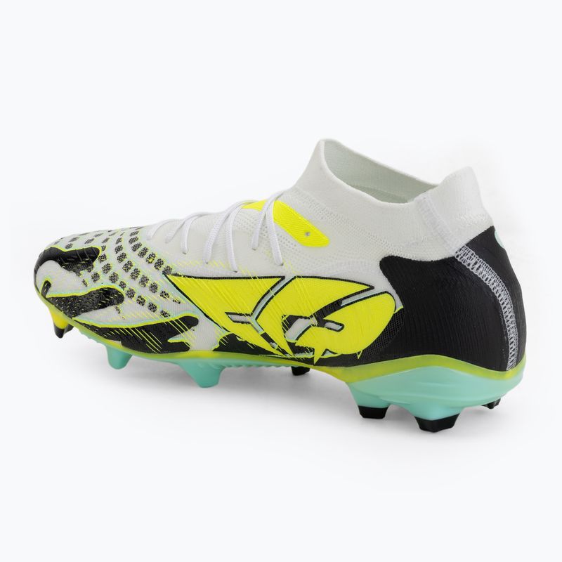 Scarpe da calcio PUMA Future 9 Match Ctivity Fg/Ag yellow alert/mint jelly/puma white/puma black 3