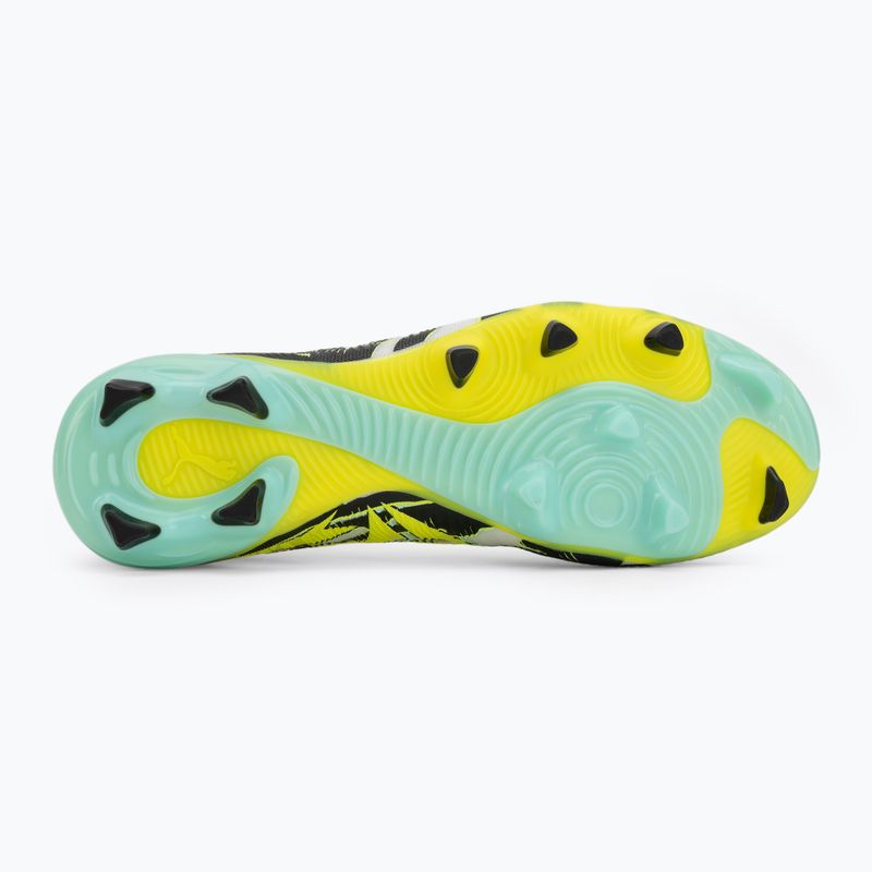Scarpe da calcio PUMA Future 9 Match Ctivity Fg/Ag yellow alert/mint jelly/puma white/puma black 4