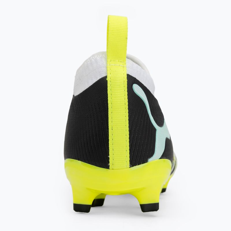 Scarpe da calcio per bambini PUMA Future 9 Match Creativity Fg/Ag Jr yellow alert/mint jelly/puma white/puma black 6