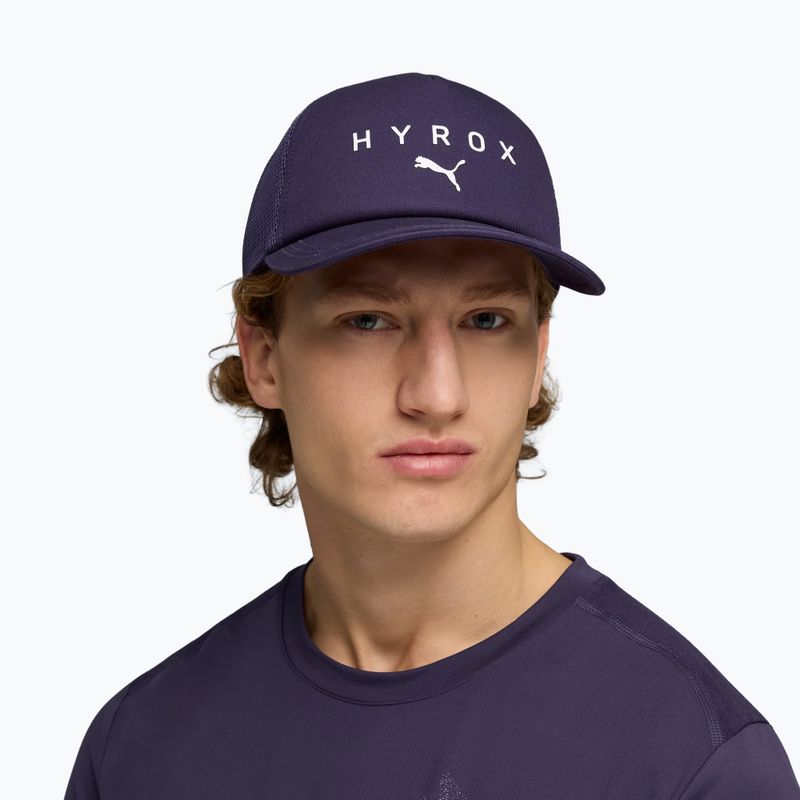 Cappellino con visiera PUMA Hyrox Trucker viola 3