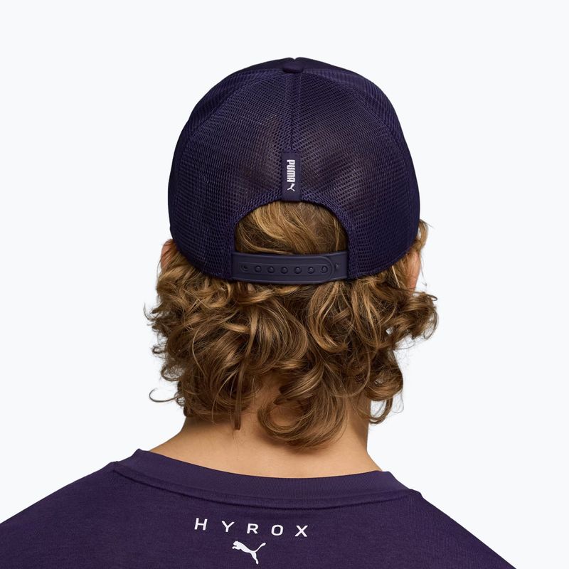 Cappellino con visiera PUMA Hyrox Trucker viola 4