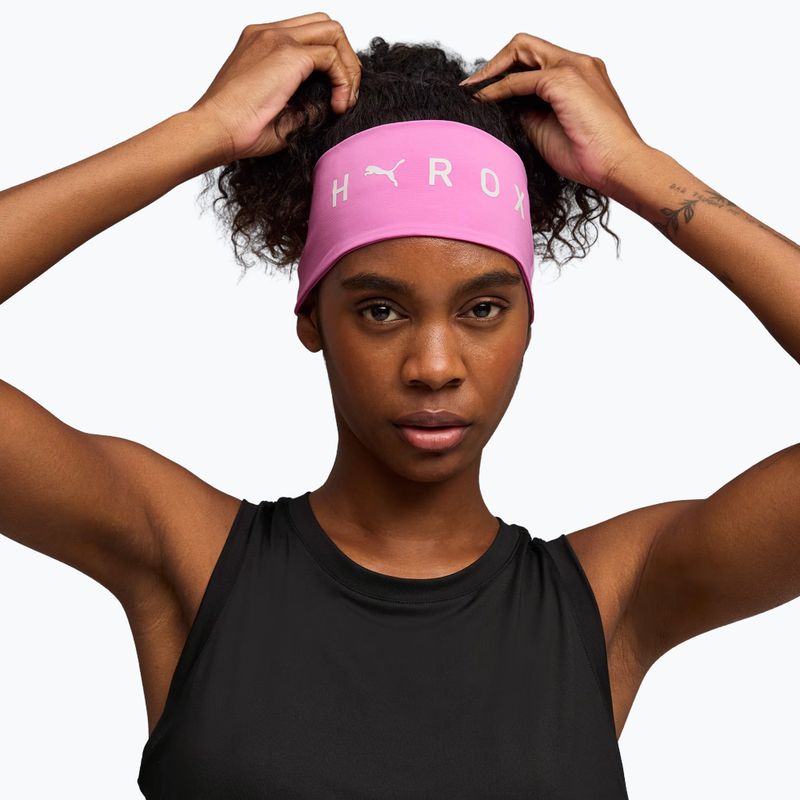 Fascia per polso PUMA Hyrox Sweatband rosa 2