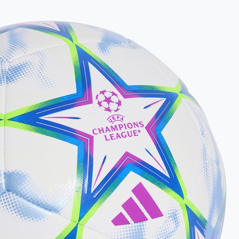Palla da calcio adidas UEFA Champions League Training 26/27 white/purple burst/glory blue 3