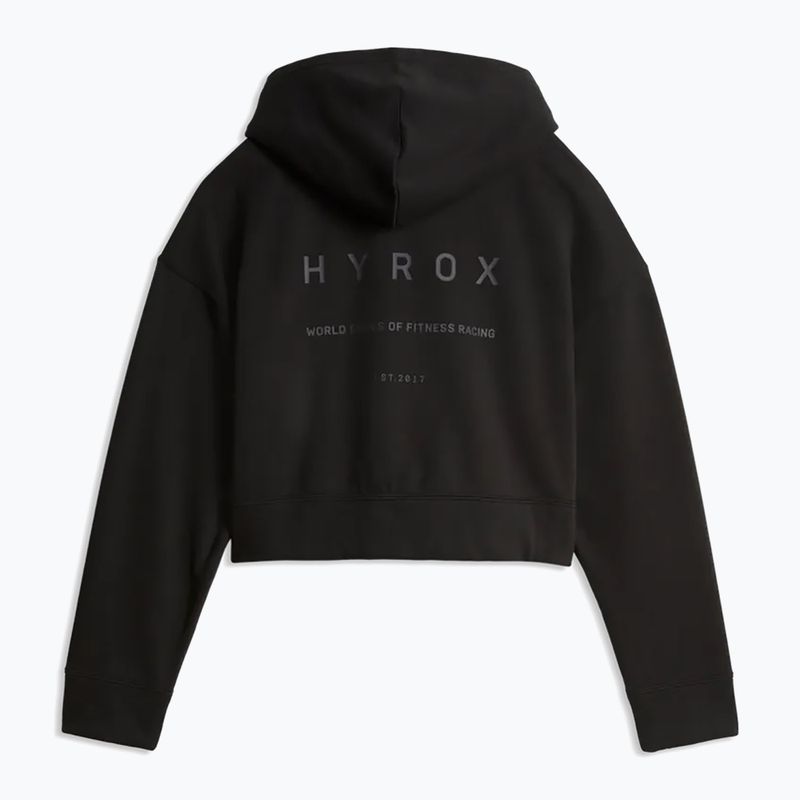 Felpa donna PUMA x HYROX World Cropped Hoodie puma black 2