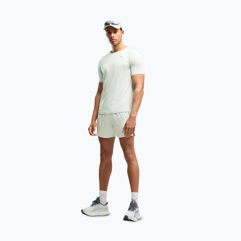 Maglia da corsa da uomo PUMA Run Cloudspun Tee creme de mint 2