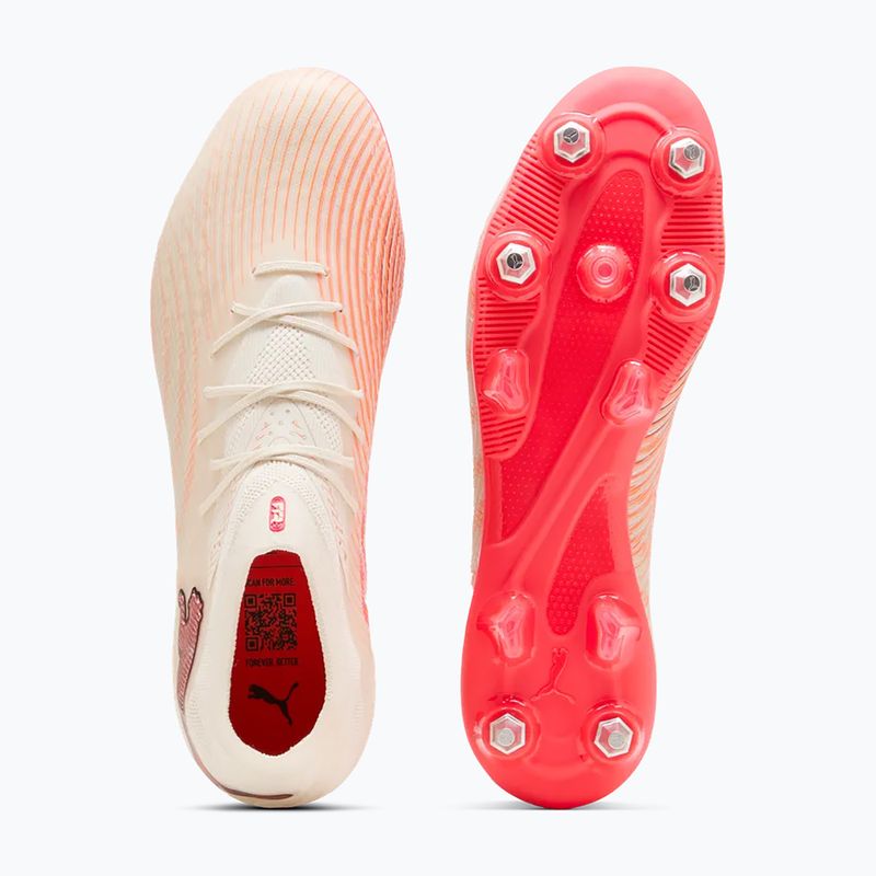 Scarpe da calcio PUMA Future 9 Pro MxSG sugared almond/puma white/ultra red/puma black 5