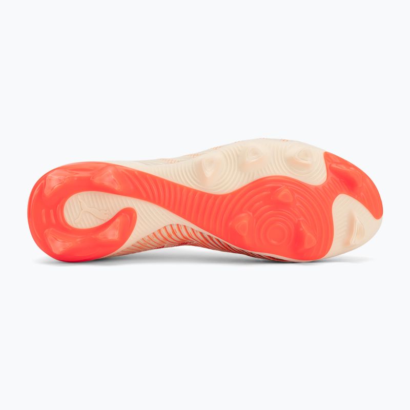 Scarpe da calcio PUMA Future 9 Match FG/AG sugared almond/puma white/ultra red/puma black 4