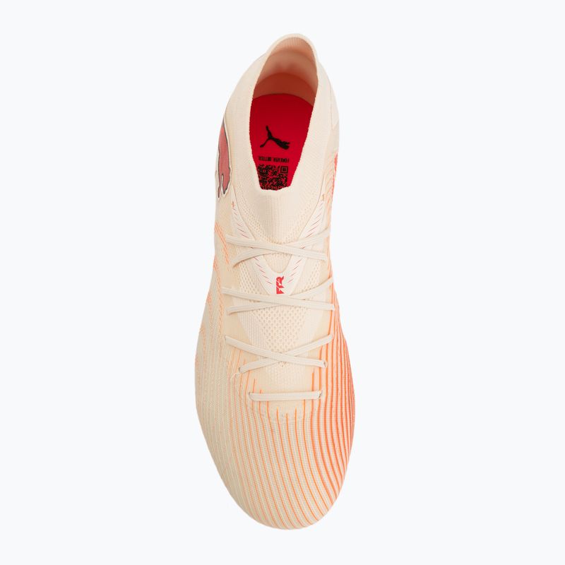 Scarpe da calcio PUMA Future 9 Match FG/AG sugared almond/puma white/ultra red/puma black 5