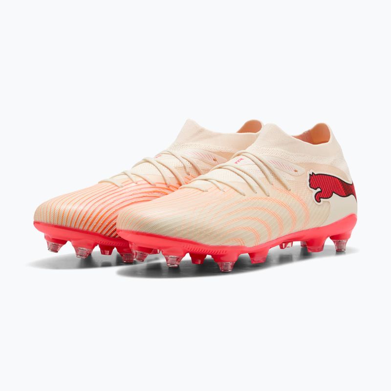 Scarpe da calcio PUMA Future 9 Match MxSG sugared almond/puma white/ultra red/puma black 4
