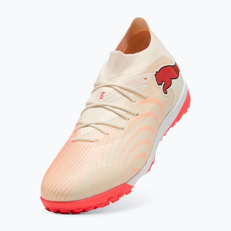 Scarpe da calcio PUMA Future 9 Match TT sugared almond/puma white/ultra red/puma black 4