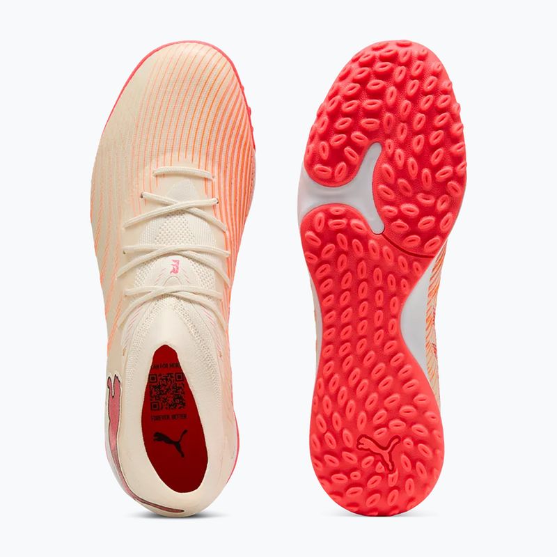 Scarpe da calcio PUMA Future 9 Match TT sugared almond/puma white/ultra red/puma black 5