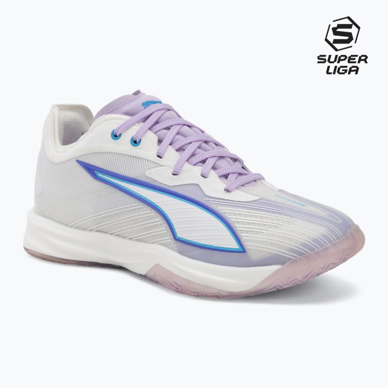 Scarpe da pallamano PUMA Accelerate Nitro SQD 5 puma white/royal sapphire/light lavender