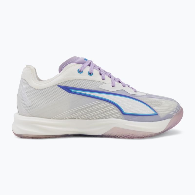 Scarpe da pallamano PUMA Accelerate Nitro SQD 5 puma white/royal sapphire/light lavender 2