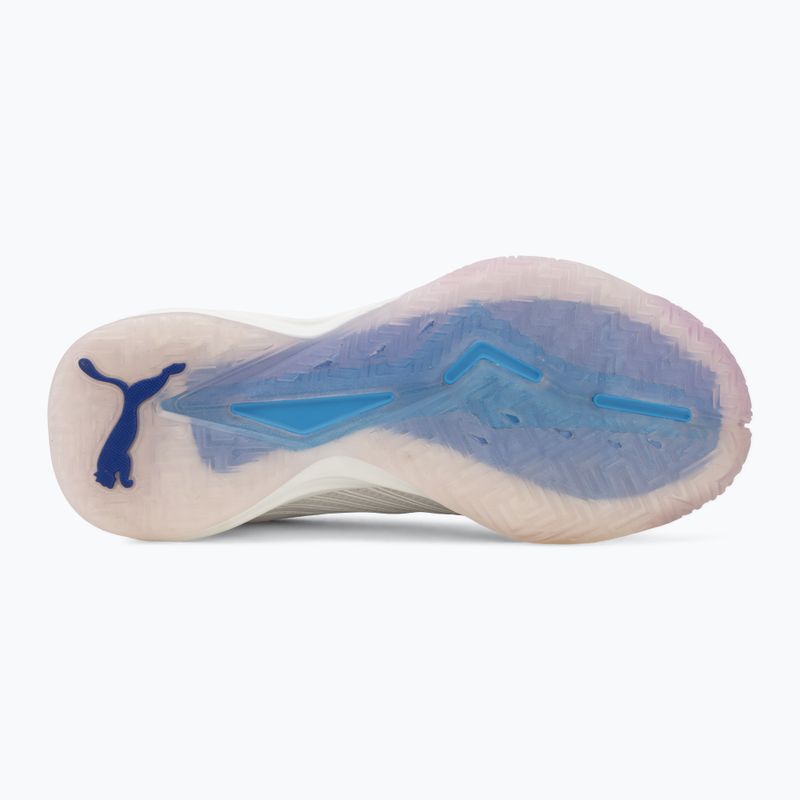 Scarpe da pallamano PUMA Accelerate Nitro SQD 5 puma white/royal sapphire/light lavender 4