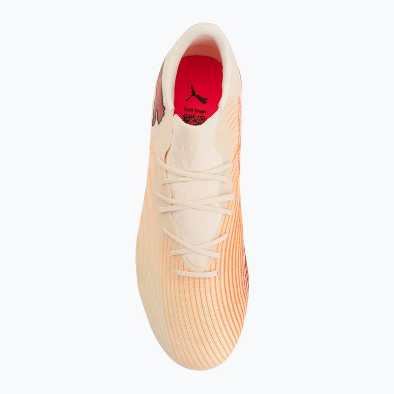 Scarpe da calcio PUMA Future 9 Match Fusion FG/AG sugared almond/puma white/ultra red/puma black 3
