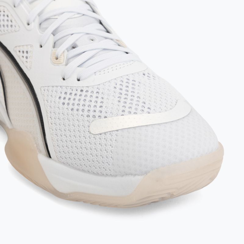Scarpe da pallamano uomo PUMA Eliminate NITRO SQD 4 white 7