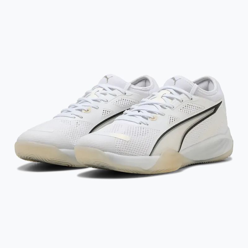 Scarpe da pallamano uomo PUMA Eliminate NITRO SQD 4 white 2