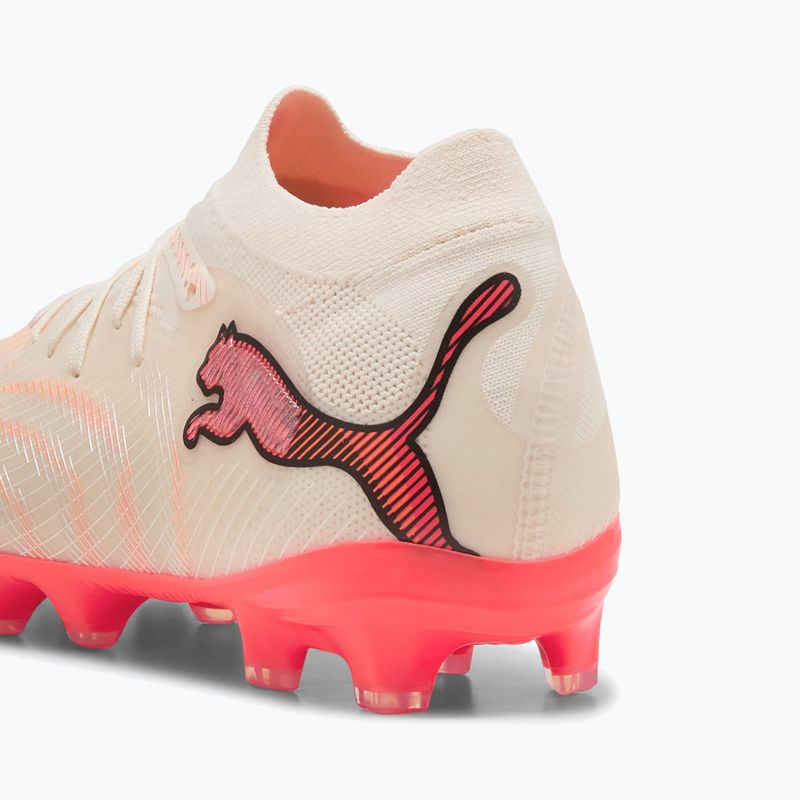 Scarpe da calcio bambino PUMA Future 9 Pro FG/AG Jr sugared almond/puma white/ultra red/puma black 6