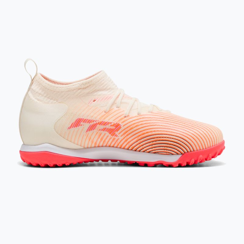 Scarpe da calcio bambino PUMA Future 9 Match TT+ Mid Jr sugared almond/puma white/ultra red/puma black 2