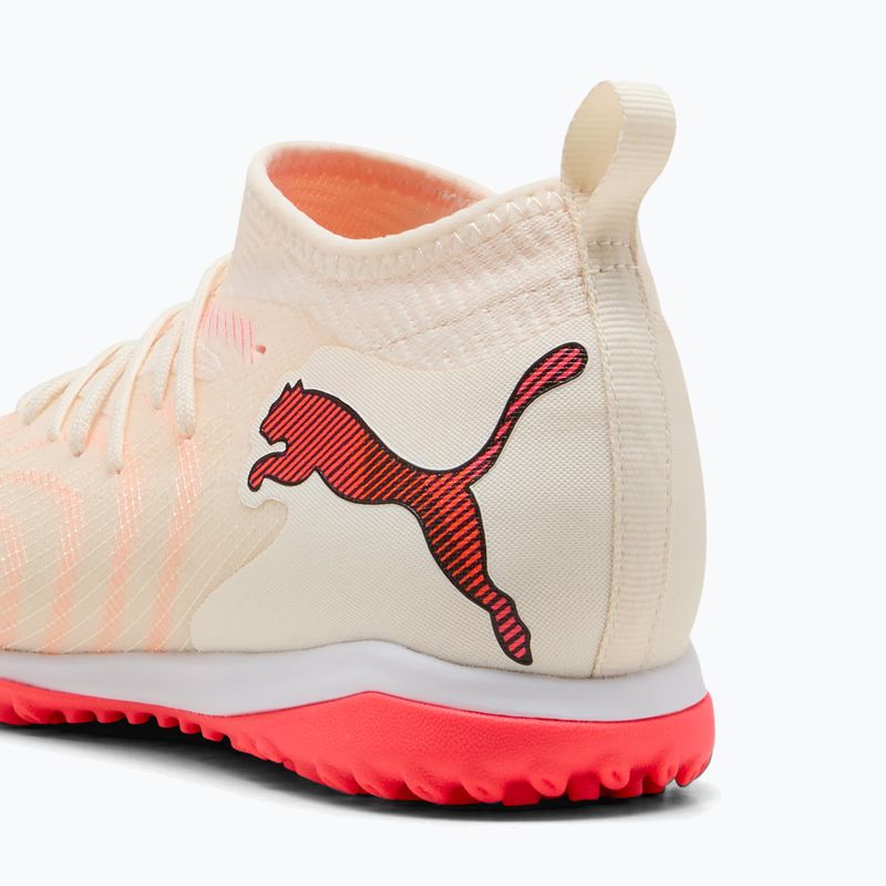 Scarpe da calcio bambino PUMA Future 9 Match TT+ Mid Jr sugared almond/puma white/ultra red/puma black 6