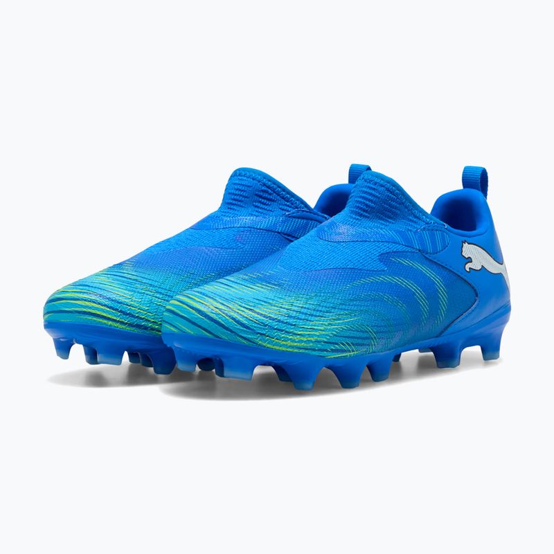 Scarpe da calcio bambino PUMA Future 9 Match LL FG/AG Jr ultra blue 4