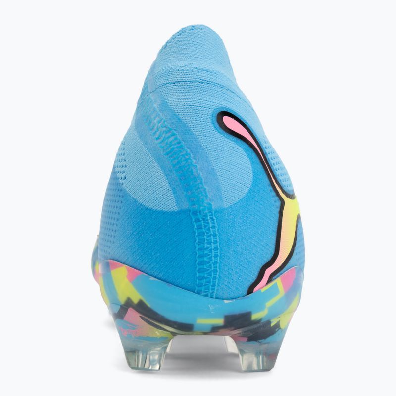 Scarpe da calcio PUMA Future 9 Ultimate Advanced Level FG puma white/blue glimmer/pink glimmer/yellow alert 6