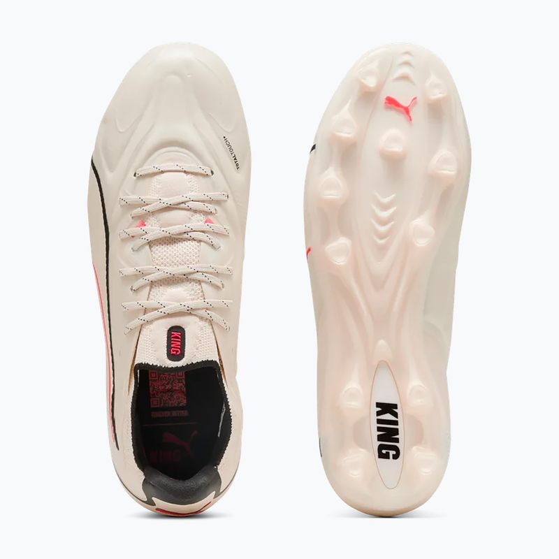 Scarpe da calcio PUMA King 20 Ultimate FG/AG sugared almond/puma black/ultra red 3